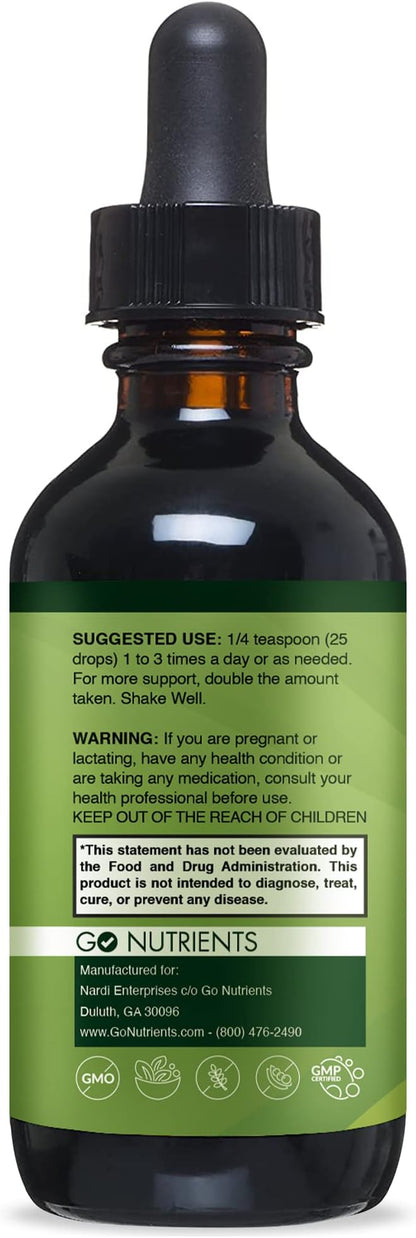 Go Nutrients Prostate Edge Prostate Support Supplement for Mens Health with Pygeum, Saw Palmetto Extract, Stinging Nettle Root & More Reduce Bathroom Trips, Better Bladder Emptying 2oz | 48 Servings