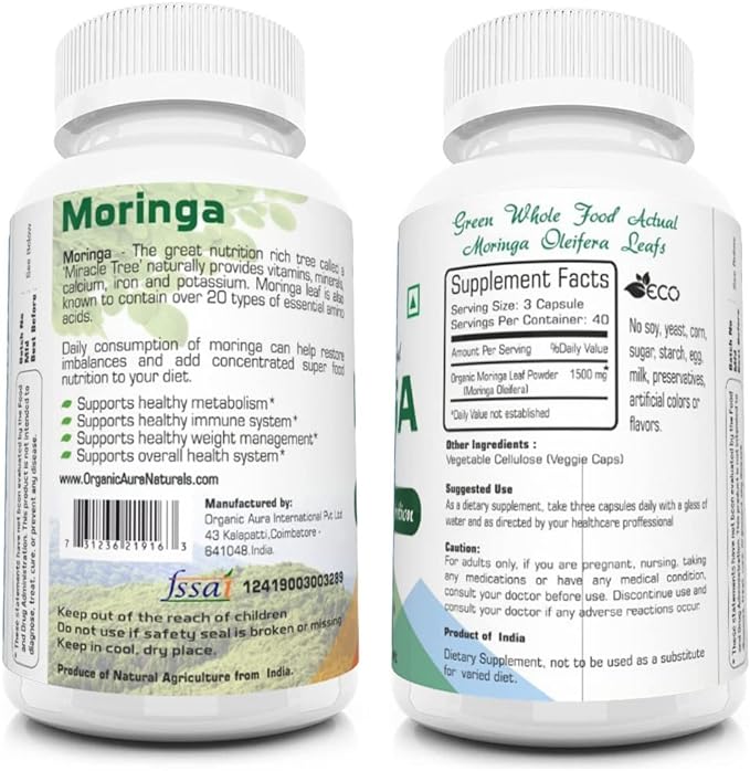 Moringa Capsule 120 Veg.