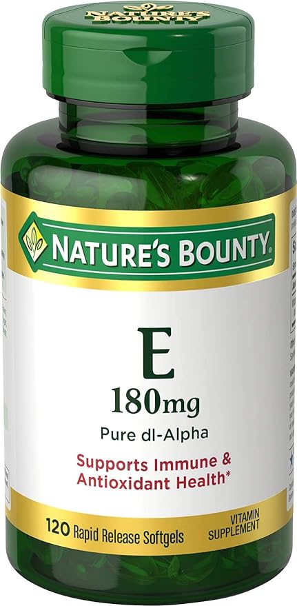 Nature's Bounty E-400 Iu Natural Pure D-alpha, 120-Count