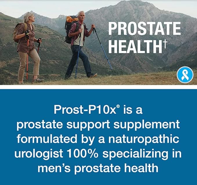 Advanced Prostate Health Supplement for Men, 10 Natural Ingredients, Saw Palmetto, Beta Sitosterol, Reduce Bathroom Trips & Urgency - 2 Month Supply