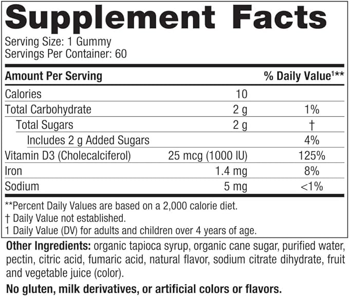 Nordic Naturals Vitamin D3 Gummies, Wild Berry - 60 Gummies - 1000 IU Vitamin D3 - Great Taste - Healthy Bones, Mood & Immune System Function - Non-GMO - 60 Servings