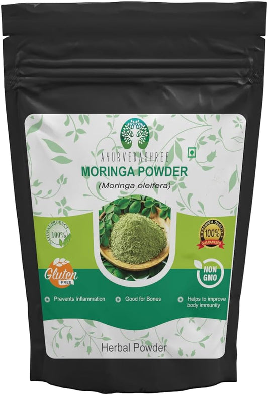 Moringa Leaf Powder 100 Gm I Moringa Olifera Powder I Lab Tested for Purity I Non GMO I GMP Certified I Vegan