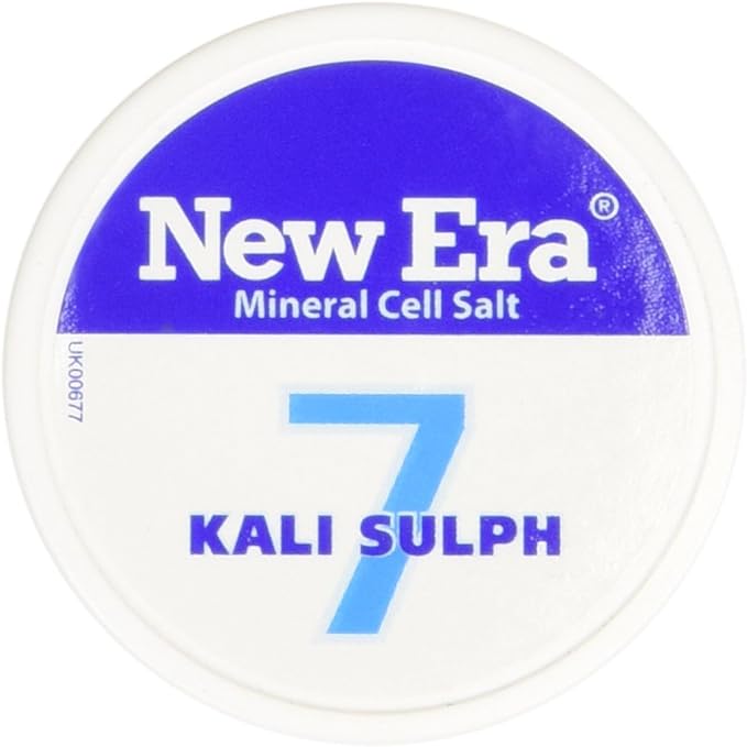 New Era No 7 Kali Sulph Mineral Cell Salt (TISSUE SALT) 240 Tablets