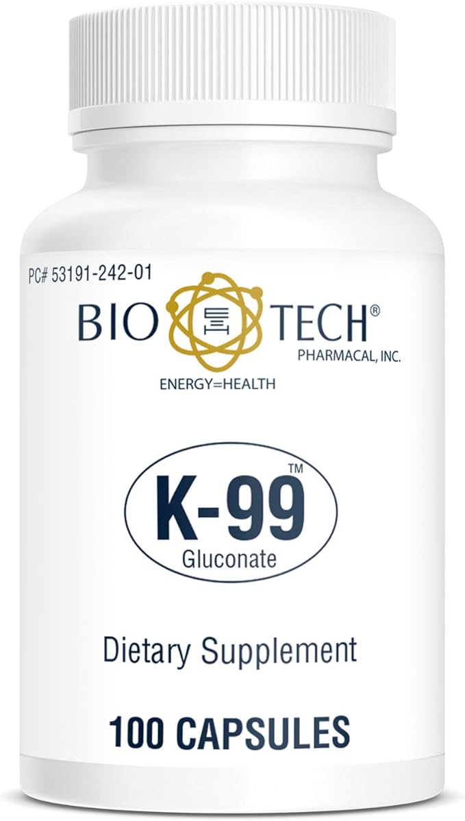 Bio-Tech Pharmacal Potassium Dietary Supplement (K-99 Gluconate, 100 Count)