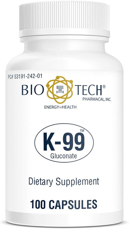 Bio-Tech Pharmacal Potassium Dietary Supplement (K-99 Gluconate, 100 Count)