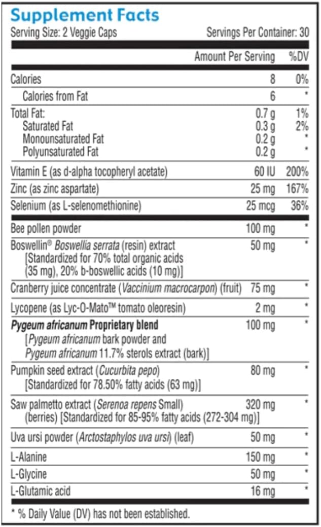 Prostate Health Vitamins Men with Pygeum, Saw Palmetto, and Pumpkin Seed Oil, Prostate Shrinking Supplement for Enlarged Prostate, Supports Prostate Pro Health, 60, Veggie Caps