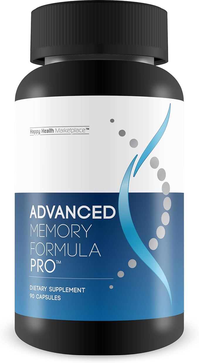 Advanced Memory Formula Pro Our Best Memory Supplement - Brain & Memory Support - Formulated with Ginseng and Other Brain Booster Ingredients for Brain Function