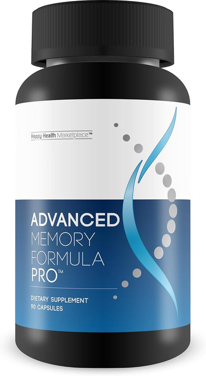 Advanced Memory Formula Pro Our Best Memory Supplement - Brain & Memory Support - Formulated with Ginseng and Other Brain Booster Ingredients for Brain Function