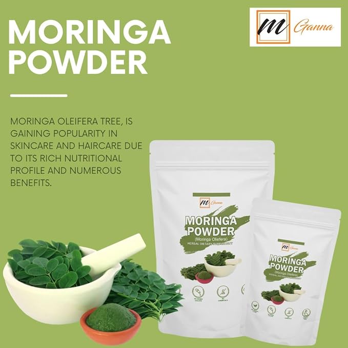 100% Natural Moringa/Moringa Oleifera for Health Skin and Hair Care 100 GMS / 0.22 LBS