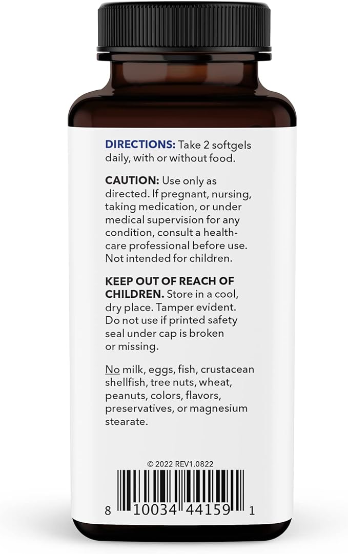 LifeSeasons Essentials Phosphatidylserine - Brain Health Supplement - Supports Memory, Emotional Balance & Endurance - Boosts Cognitive Function & Improves Athletic Performance - 200mg per 2 Softgels