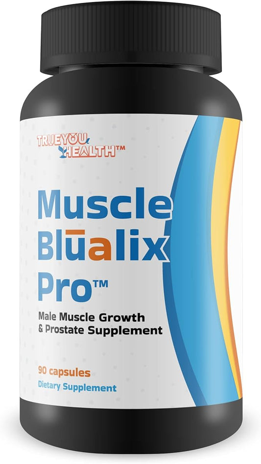 Muscle Blualix Pro - Premium Prostate Supplement for Men - Promote Healthy Energy & Motivation - Vitamin D & Zinc & Turmeric Prostate Formula - Antioxidant Prostate Support for Male Health & Wellness