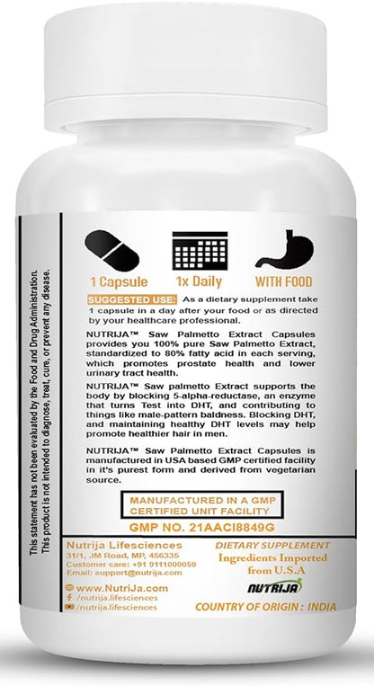 Saw Palmetto Extract 800MG (60 Capsule)