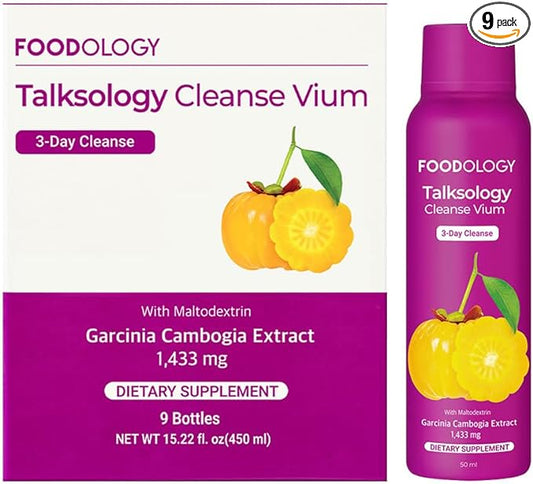 Talksology Cleanse Vium (3 Days) - Garcinia Cambogia Shots with Vitamin