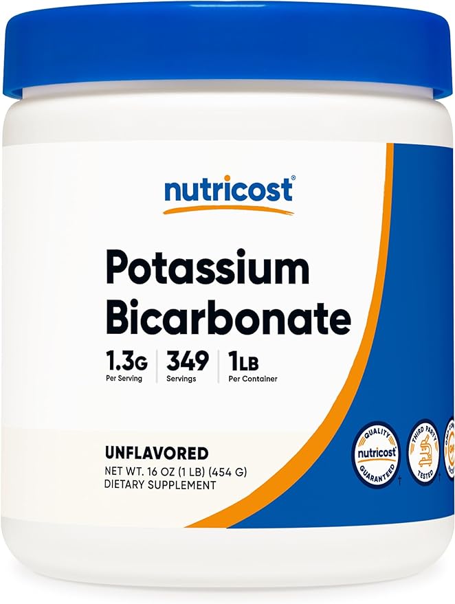 Nutricost Potassium Bicarbonate Powder 1 LB - Gluten Free, Non-GMO