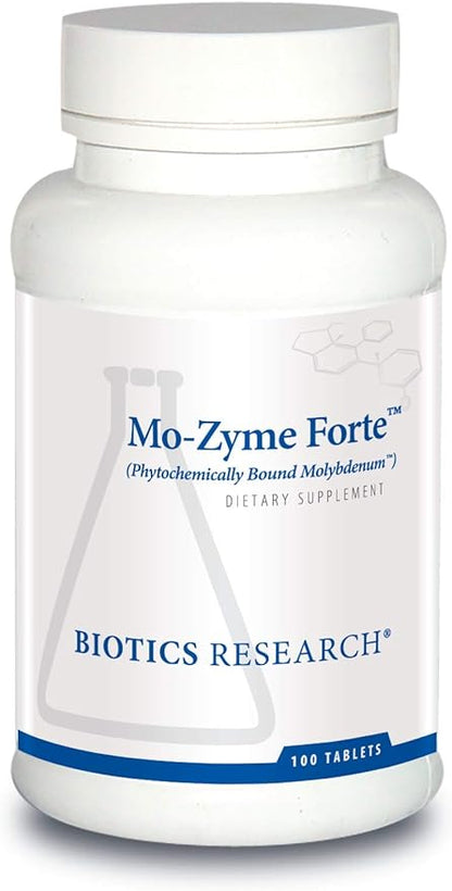 Biotics Research MoZyme Forte Molybdenum 15 mcg, Liver Support, Detoxification, Essential Trace Element, Healthy Metabolism, Antioxidant Support 1 Tablets