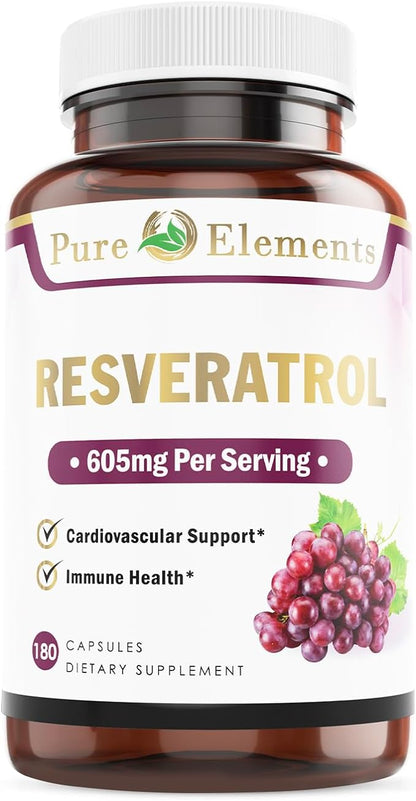 Resveratrol 1450mg Extra Strength Formula to Promote Better Skin and Immunity with Green Tea Extract,Grape Seed Extract,Red Wine Extract and Others 90 Days Supply