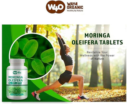 Moringa Leaf Powder Capsules (Tablets) - 300 Pills, 150 Servings, 1000 mg (1 Pack)