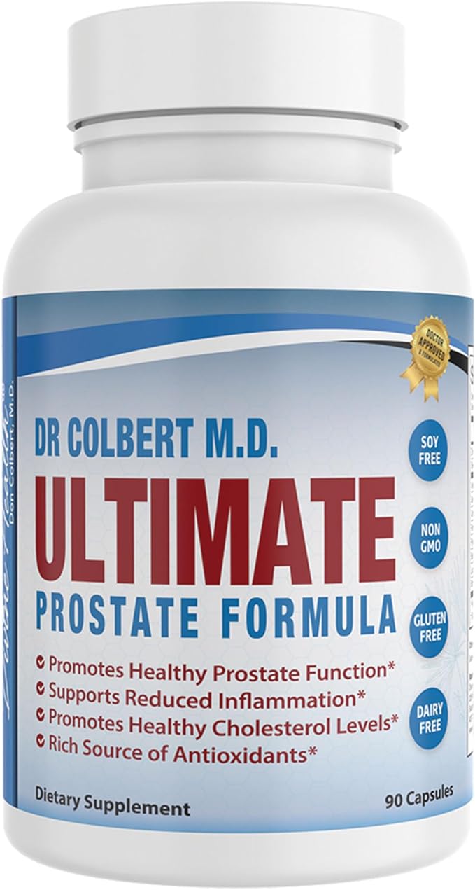 Divine Health Ultimate Prostate Formula - Includes Beta-Sitosterol - Selenium - Saw Palmetto - Zinc - Graminex - Pumpkin Seed - 30 Day Supply