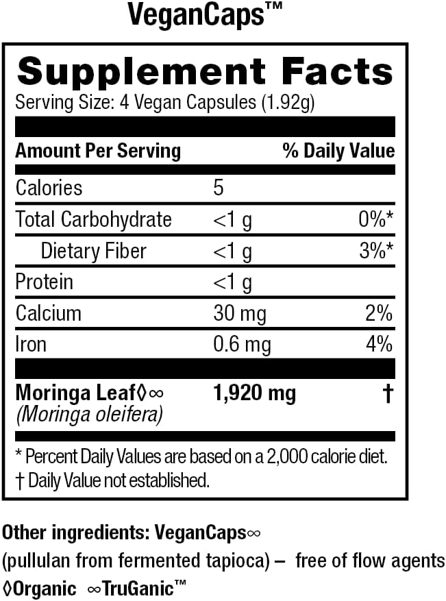 HEALTHFORCE SUPERFOODS Moringa Manna - 120 VeganCaps