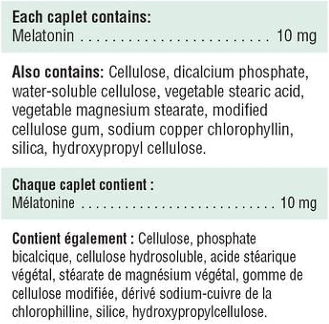 Jamieson Melatonin 10 mg Timed Release Dual Action, 60 caps