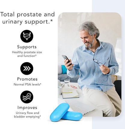 Prostate Plus Prostate Supplements for Men - 60Ct, Saw Palmetto, Quercetin, Bromelain, Lycopene, Stinging Nettle, Prostate Health Support