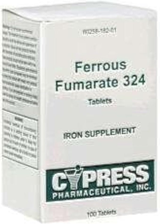 Ferrous Fumarate 324 Tablets, Boxed, 100ct