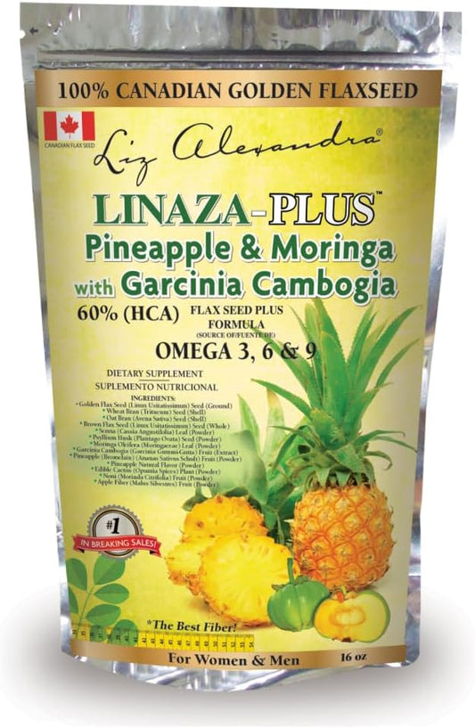 Liz A. Linaza Plus with Pineapple, Moringa & Garcinia Cambogia -16oz