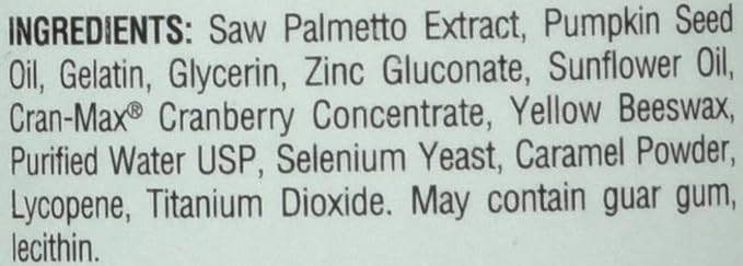 Trunature Saw Palmetto Prostate Health Complex with Zinc, Lycopene and Pumpkin Seed, 250 Softgels