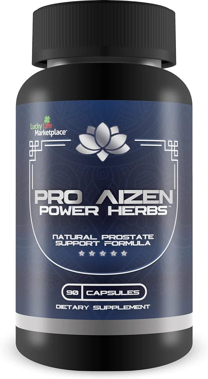 Pro Aizen Power Herbs - Male Prostate Support Supplement - Aid Healthy Urinary Flow & Bladder Emptying - Reduced Inflammation Support - Prostate Size Support - Promote Male Prostate Health