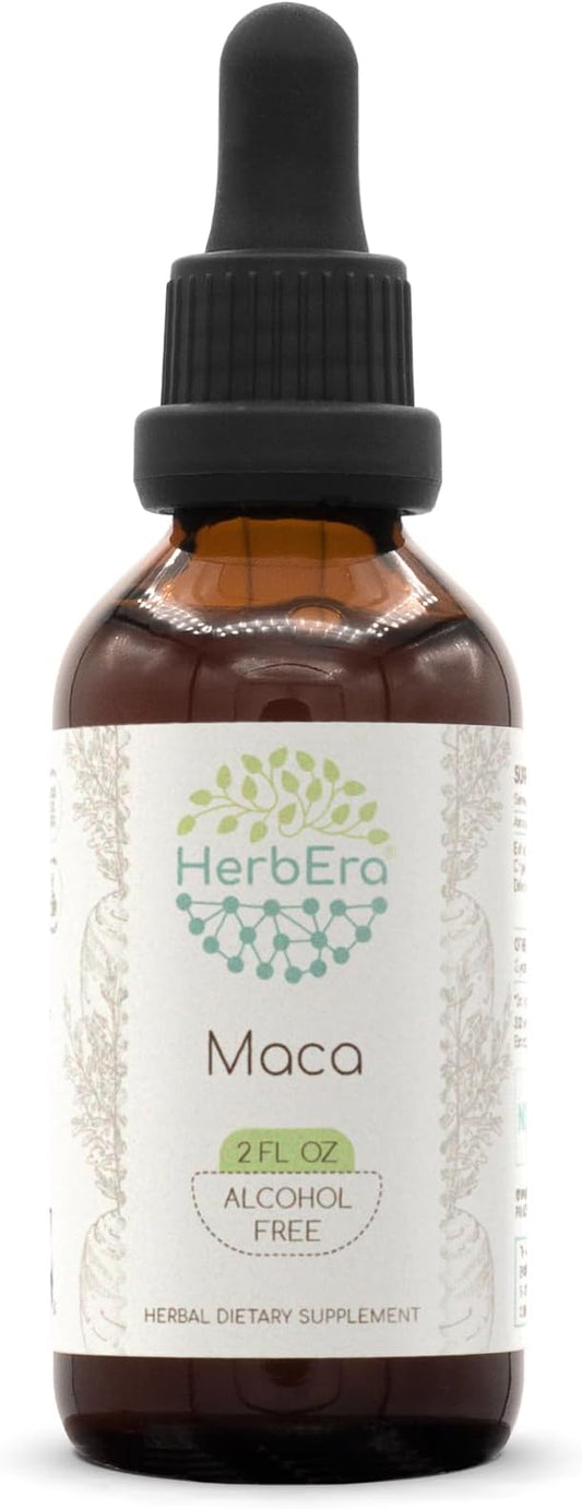 Maca B60 Alcohol-Free Herbal Extract Tincture, Super-Concentrated Maca (Lepidium Meyenii) (2 fl oz)