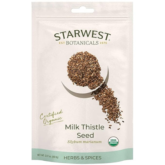 Starwest Botanicals Milk Thistle Seed Organic Eco-Friendly (3.17 oz)