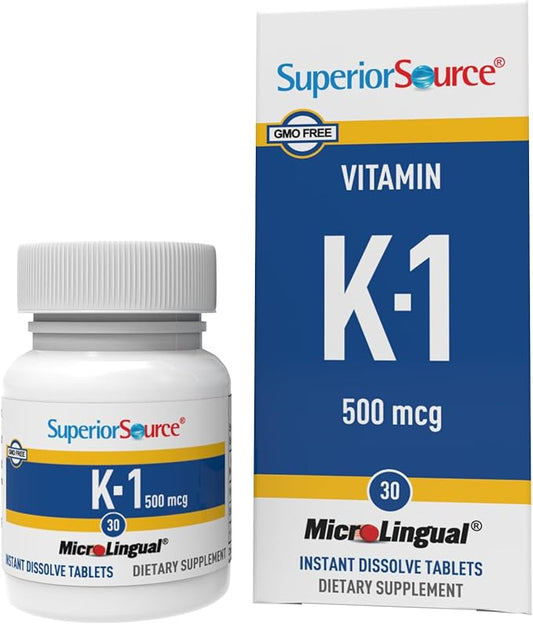 Superior Source Vitamin K1 500mcg