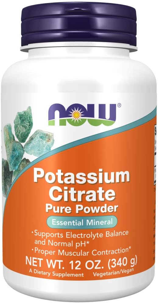 Now Foods Potassium Citrate Powder 12 Ounce, 12.0 Ounce