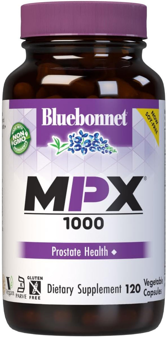 BlueBonnet MPX 1000 Prostate Support Supplement, 120 Count