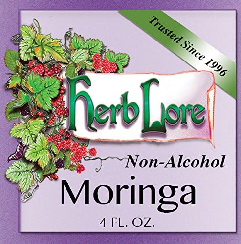 Herb Lore Moringa Liquid Tincture - 4 fl oz Alcohol Free - Moringa Leaf Extract Drops for More Breast Milk - Moringa Oleifera Lactation Supplement