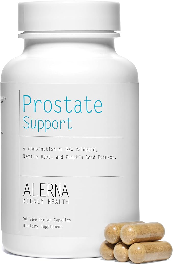 Prostate Support Supplement for Men with Saw Palmetto, Nettle Root, and Pumpkin Seed Extract – (1 Bottle)