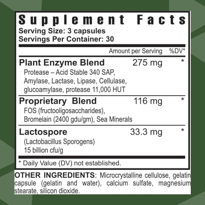 Youngevity Ultimate Digest FX™ - Ultra Prebiotic, Probiotic, & Enzyme - Plant Enzyme Blend - FOS Blend - Sea Minerals - 15 Billion Lactobacillus Blend - Digestion Aid - 90 Capsules