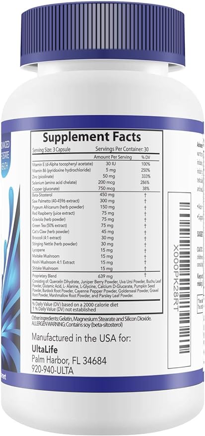 Advanced Saw Palmetto Prostate Supplement For Men w/ Beta Sitosterol + #1 Rated Best Health Formula to Reduce Urge For Frequent Urination, DHT Blocker, Improve Sleep, Performance- 90 Capsules