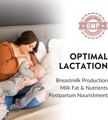 Holistic Lactation® Advanced Lactation Formula (30 Servings), Supplement to Support Milk Supply, Contains Organic Moringa and Milk Thistle Extract, Fenugreek-Free