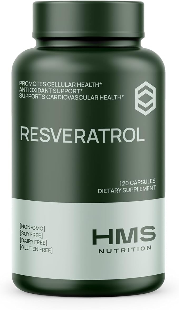 Resveratrol 1400mg 120 Capsules High Potency Trans-Resveratrol with Powerful Antioxidents Acai Grapeseed Green Tea Supports Cellular and Cardiovascular Health Anti-Aging