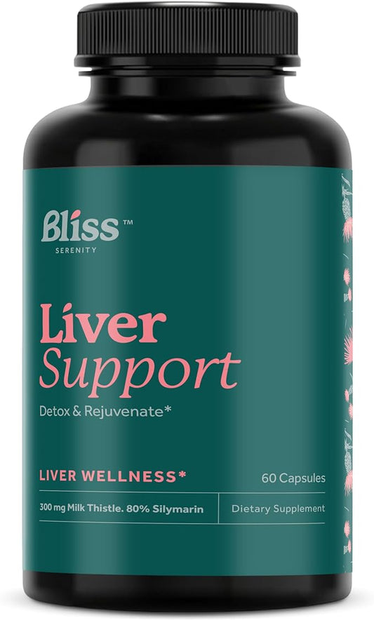 Liver Cleanse Detox & Repair - Liver Detox with Milk Thistle Supplement - Liver Renew Formula with Artichoke Extract, Dandelion Root & more for Optimal Liver Support, 60 Vegcaps, 30 Day Supply