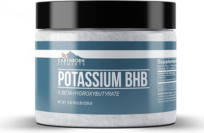 Earthborn Elements Potassium D-Beta-Hydroxybutyrate 8 oz, Potassium BHB, Always Pure