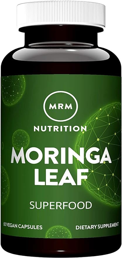 MRM Nutrition Moringa Leaf Capsules | 600mg Moringa | Superfoods | 60 Servings