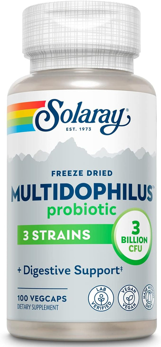 Solaray Multidophilus Supplement 3 Billion, 100 Count