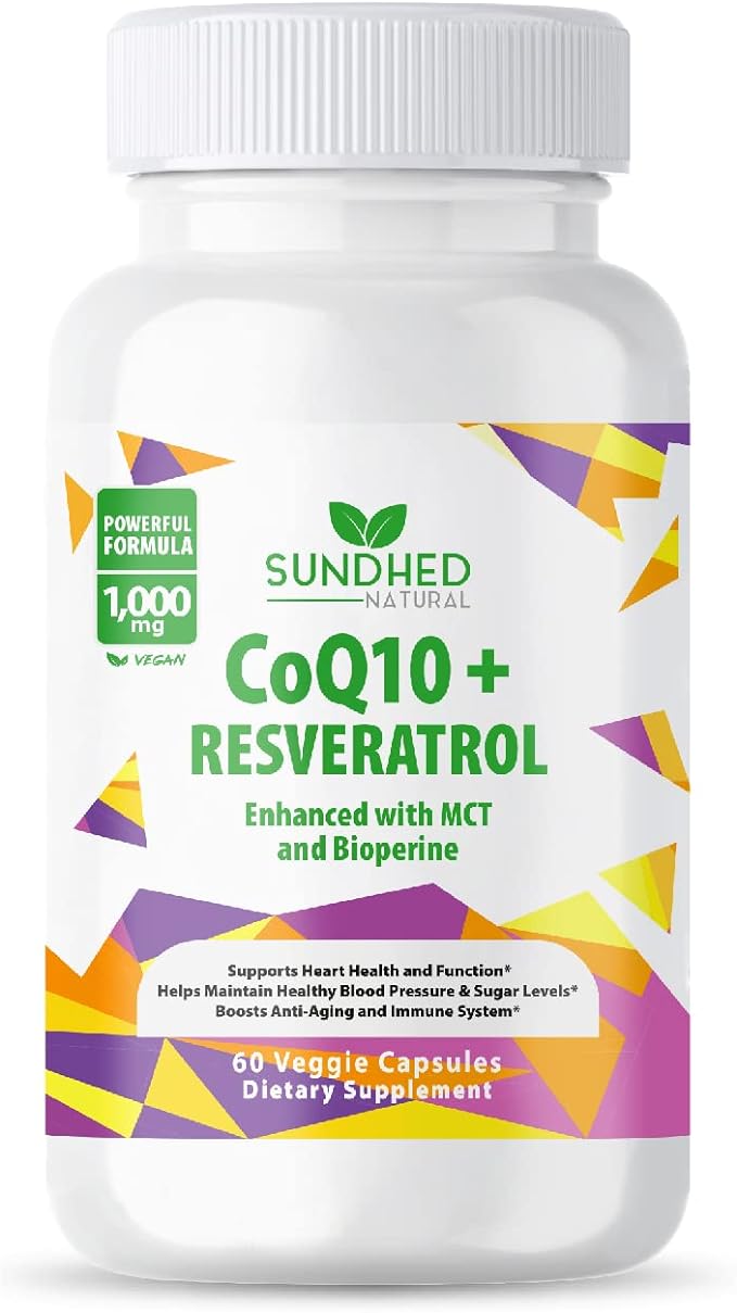 CoQ10 Powerful Antioxidant (Capsules Coq10+Resveratrol)