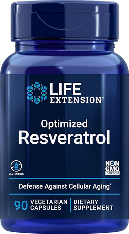 Life Extension Optimized Resveratrol, 90 Vegetarian Capsules