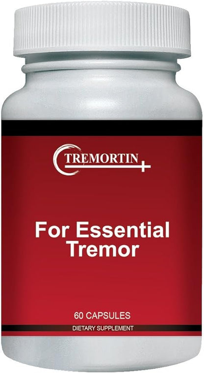 – Natural Essential Tremor Herbal Supplement - Offers Relief for Shaky Hands, Arm, Leg and Voice Tremors (60 Capsules)