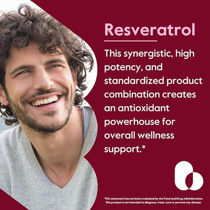 BESTVITE Resveratrol 700mg (120 Vegetarian Capsules) with Red Wine Extract & Grape Seed Extract - Standardized to 50% TransResveratrol - No Stearates - Vegan - Non GMO - Gluten Free