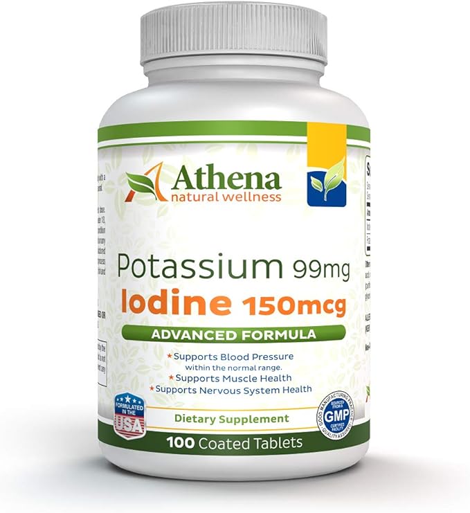 Potassium 99mg with Iodine 150mcg Supplement