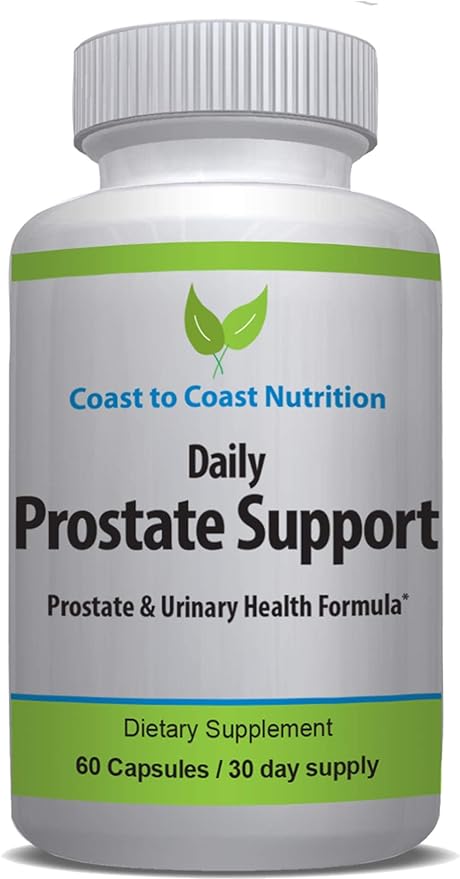 Daily Prostate Supplements for Men - Prostate Formula with Saw Palmetto, Beta Sitosterol, Zinc, Pygeum, and More - Mens Supplements to Target Enlarged Prostate and Frequent Urination - 60 Capsules